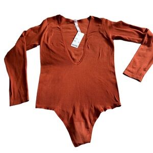 NWT Out from Under by Urban Outfitters TERRA COTT (Rust) Long Sleeve - Size M/L